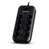 CyberPower Systems CyberPower P0820SUF0-DE - 1050 J - 8 prises CA - Type F - 200-250 V - 50/60 Hz - 10 A