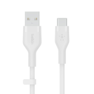 Belkin BOOST CHARGE USB-A vers USB-C Silicium 1M Blanc - Numérique