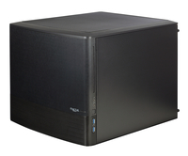 Fractal NODE 804 - Fenêtre latérale, Noir, Micro ATX