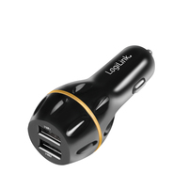 LogiLink PA0201 Adaptateur Allume-Cigare de Voiture Noir