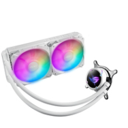 Refroidisseur d'eau blanche ASUS ROG STRIX LC II 240 ARGB