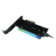 Contrôleur PCI : adaptateur SSD M.2 NVMe avec dissipateur thermique ARGB