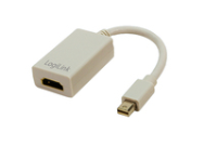 Adaptateur LogiLink CV0036A 0,1 m Mini-DP vers HDMI