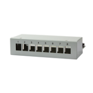 Panneau de brassage LogiLink NK4051 10GbE Cat6a en acier gris