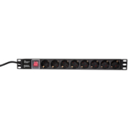 LogiLink PDU8C01 Basic 1U 8 prises CA Type F