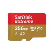 Carte MicroSDXC SanDisk Extreme 256 Go