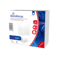 Boîtier CD MediaRange Slim, paquet de 10