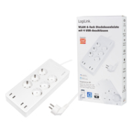 Multiprise Wi-Fi LogiLink Smart Home 6 ports+USB