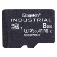 Kingston Industrial 8GB MicroSDHC UHS-I V30 Tåligt Minneskort