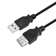 LogiLink CU0011B Câble USB 2.0 A vers A 3 m 480 Mbps