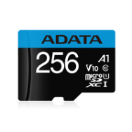 Clé USB 3.1 ADATA Premier 256 Go microSDXC UHS-I, 100/25 Mo/s, classe 10