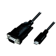 Câble LogiLink AU0051A USB-C vers VGA 1,2 m