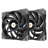 Ventilateur de boîtier d'ordinateur TOUHFAN 12 12 cm Noir 2 pièces