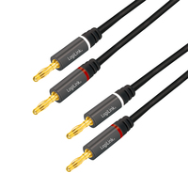 LogiLink CA1210 Câble banane mâle-mâle 3 m