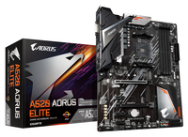 Gigabyte A520 AORUS ELITE - AMD - Socket AM4 - AMD Ryzen 3 3e génération - AMD Ryzen 5 3e génération - AMD Ryzen 7 3e génération - AMD... - Socket AM4 - DDR4-SDRAM - 128 Go