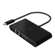 ADAPTATEUR MULTIPORT AVEC PORTS USB-A 3.0. VGA ET HDMI 4K