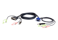 ATEN 2L-7DX3U - Câble clavier/souris/vidéo/audio