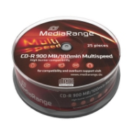 MediaRange MR222 CD-R 900 Mo, paquet de 25