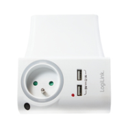 LogiLink PA0166 Type E FR Prise de courant 250V 16A 2,1A