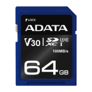 ADATA Premier 64 Go SDXC UHS-I V30, 100/60 Mo/s