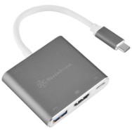 Adaptateur multiport USB-C SilverStone SST-EP08C