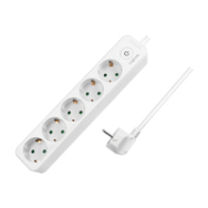 LogiLink LPS246 1,5 m 5 prises CA Type F Intérieur IP20
