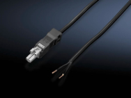 Rittal Câble de raccordement pour alimentation 2 pôles 24 V DC, longueur 3000 mm