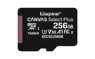 Canvas Select Plus microSDXC 256GB - Kingston UHS-I 100MB/s