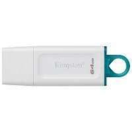 Kingston USB-minne 64GB USB 3.2 Gen 1 Vit Kapslat Kompakt Design