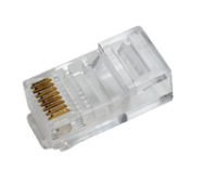 Connecteur LogiLink RJ45, paquet de 100, plaqué or