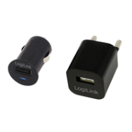 LogiLink PA0076 Adaptateur universel auto/intérieur 12-24 V 5 V 1 A
