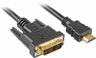 Sharkoon 4044951009060 Câble HDMI vers DVI-D 3m