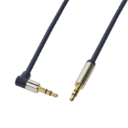 Câble audio LogiLink 1,5 m 3,5 mm Bleu