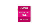 Kioxia Exceria Plus - 64 GB - SDXC - Class 10 - UHS-I - 98 MB/s - 65 MB/s
