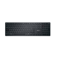 Cherry KW X ULP - USB + RF sans fil + Bluetooth - Mécanique - AZERTY - LED - Noir
