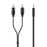 Belkin F3Y116BT2M - 2 x RCA - Mâle