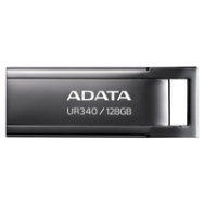 ADATA UR340 128 Go USB 3.2 Gen 2, 100 Mo/s, avec couvercle, noir