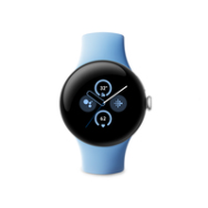 Google Pixel Watch 2 en aluminium argenté poli