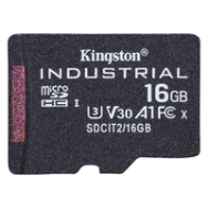 Kingston Industrial 16GB MicroSDHC UHS-I V30 Tåligt Minneskort