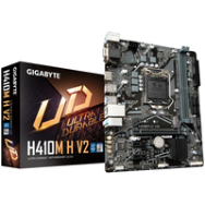 Gigabyte H410M H V2 - Intel - LGA 1200 - Intel® Celeron® - Intel® Core™ i3 - Intel® Core™ i5 - Intel® Core™ i7 - Intel® Core™ i9 - Intel® Pentium® - DDR4-SDRAM - 64 Go - DIMM