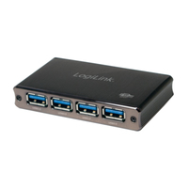 LogiLink UA0282 Hub USB 3.2 Gen 1 5 Gbit/s en aluminium