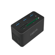 LogiLink UA0370 Hub USB-C avec lecteur de carte 60W