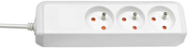 Brennenstuhl Eco-Line Prise de courant 3 prises blanc