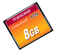 Carte mémoire MLC Transcend CompactFlash 133x 8GB 50MB/s