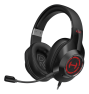 Edifier G2 II - Casque - Arceau - Gaming - Noir, Rouge - Binaural - Rotatif