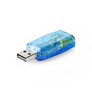Carte son USB 5.1 Nedis USCR10051BU