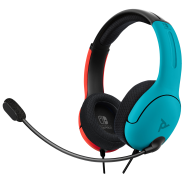 Commutateur de casque de jeu PDP LVL40 noir rouge