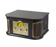 Technaxx TX-103 Platine vinyle semi-automatique noir/or
