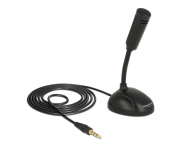 Delock 65872 - Microphone pour téléphone portable/smartphone - -32 dB - 100 - 13 000 Hz - 2 200 Ω - Omnidirectionnel - Filaire