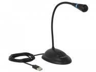 Delock 65871 - Microphone PC - -44 dB - 70 - 9000 Hz - 16 bits - 48 kHz - Unidirectionnel